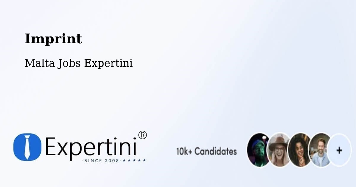 Imprint – Żebbuġ - Malta Jobs Expertini