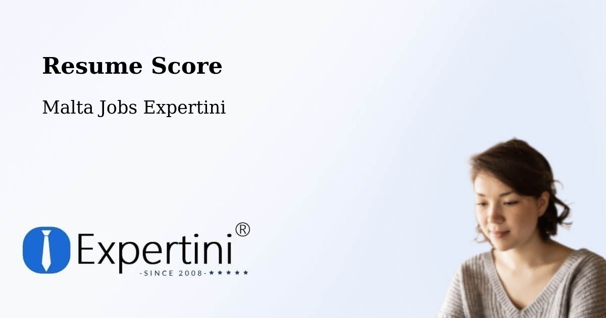Resume Score & Job Description Match Tool – Żebbuġ - Malta Jobs Expertini